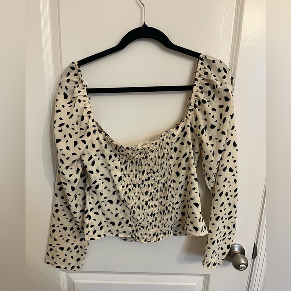 Commense Long Sleeve Square Neck Top Size Large - Picture 6 of 12